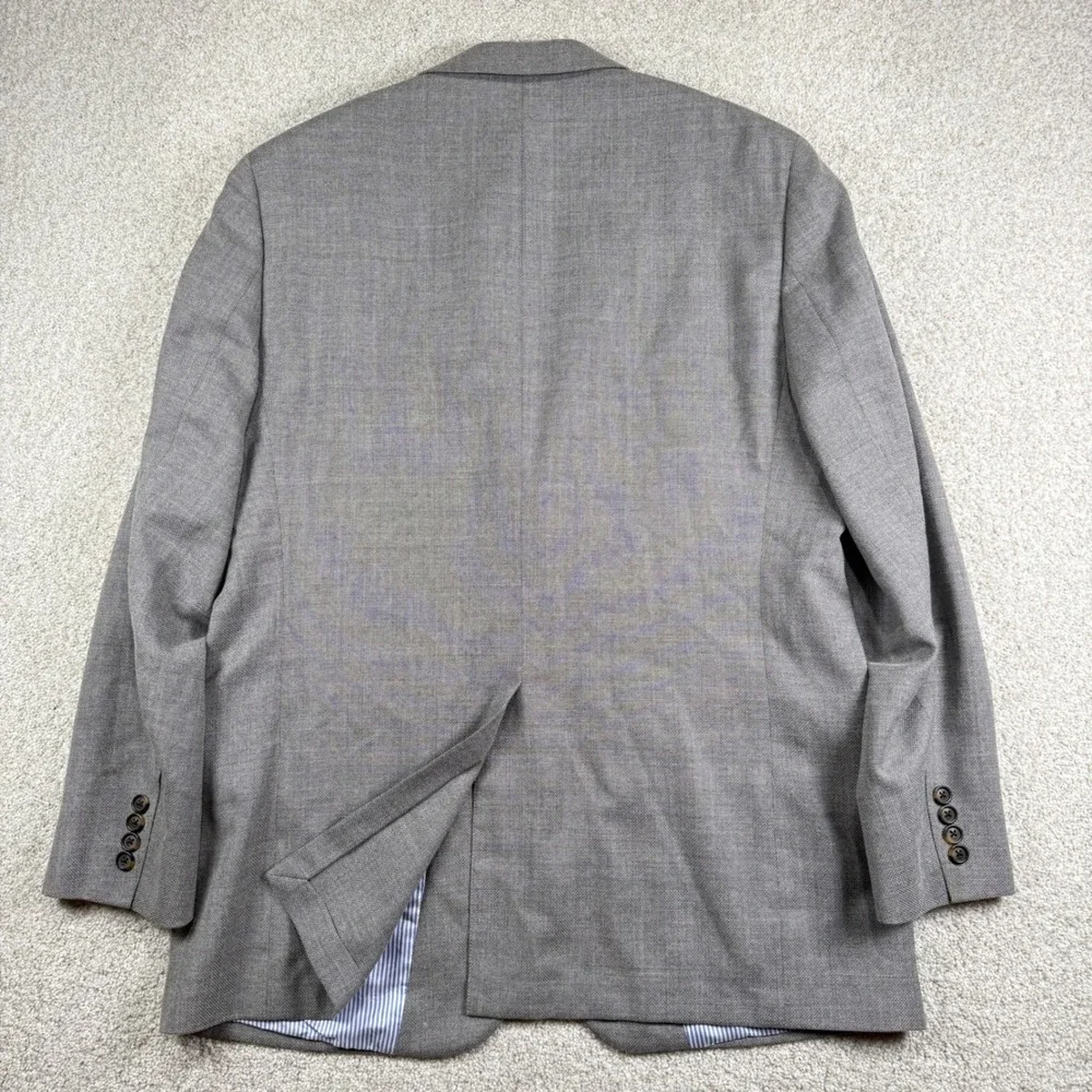 Brooks‎ Brothers 1818 Blazer Mens 44R Grey Reda Wool Fitzgerald Sport Coat